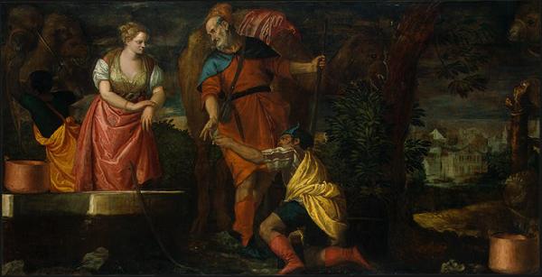 Paolo Veronese Rebecca at the Well oil painting picture